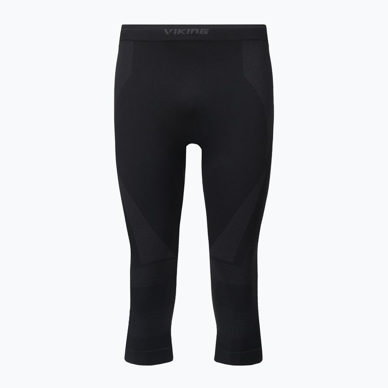 Unterwäsche Funktionshose Herren Viking Eiger 3/4 schwarz 5/21/285 4