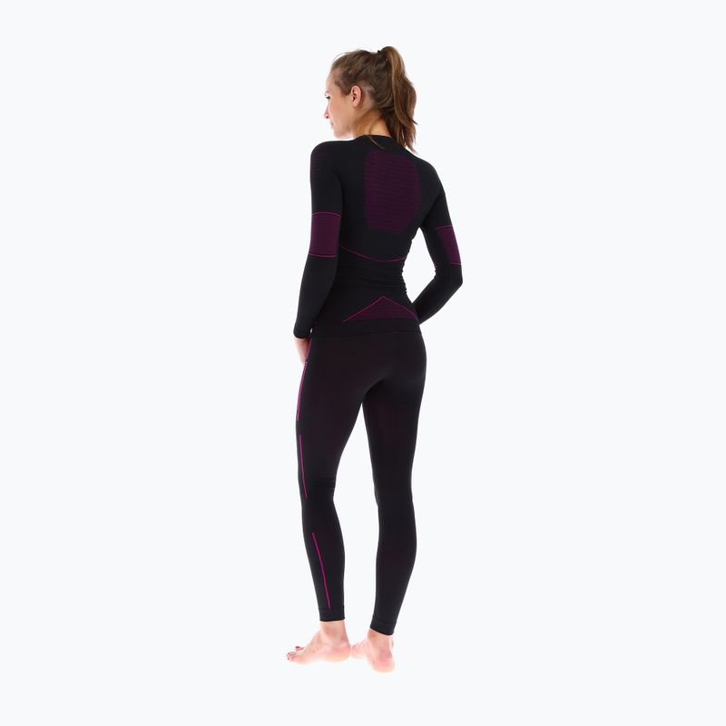 Damen Thermo-T-Shirt Viking Etna schwarz/rosa 500/21/3091 2