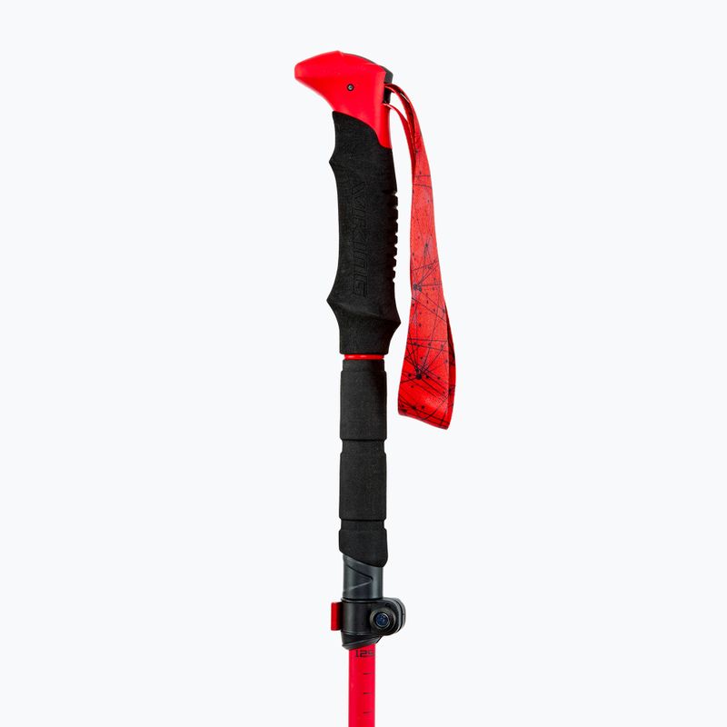 Skibergsteigstöcke Tourenski-Stöcke Viking Spider black/red 2
