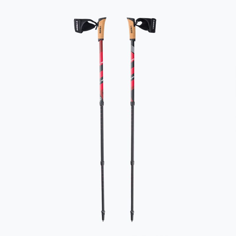 Viking Nordic Walking Stöcke Kube Pro 34 rot 650/22/1743/34