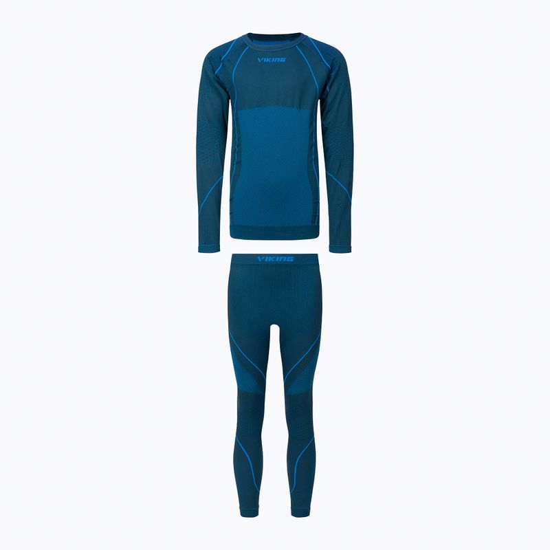 Kinder-Thermowäsche Viking Skido Recycled navy blau 500/23/1200