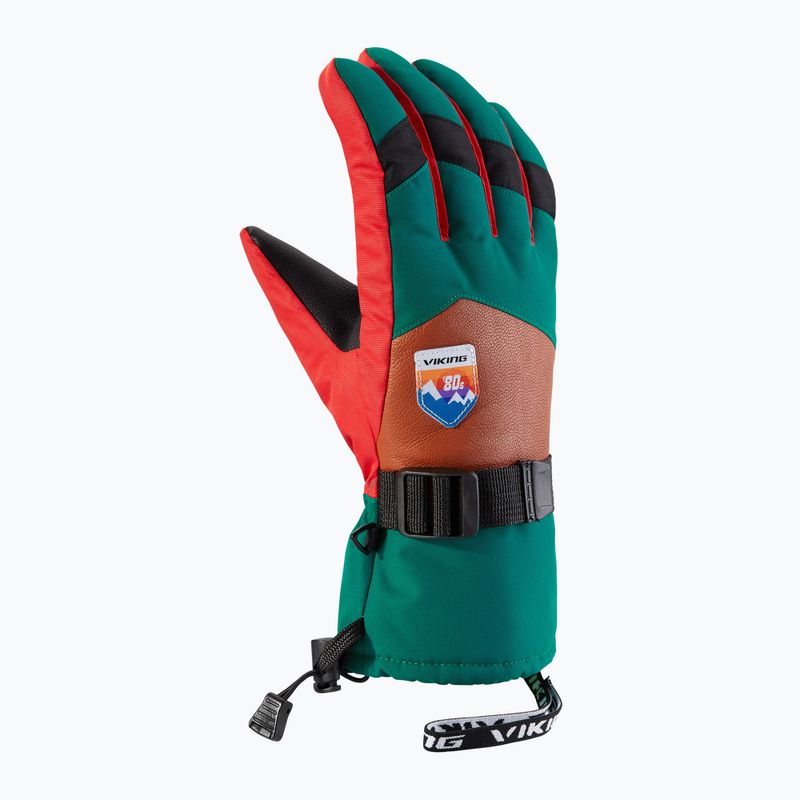 Skihandschuhe Herren Viking Brother Louis grün-rot 11/24/6226 5