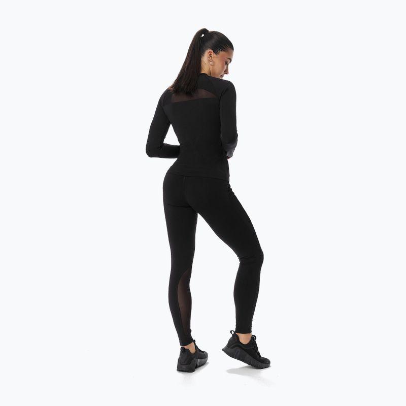 Damen-Trainingslangarmshirt Cardio Bunny  black 3