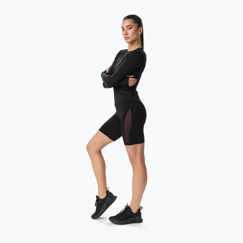 Damen Trainingsshorts Cardio Bunny Black biker 2