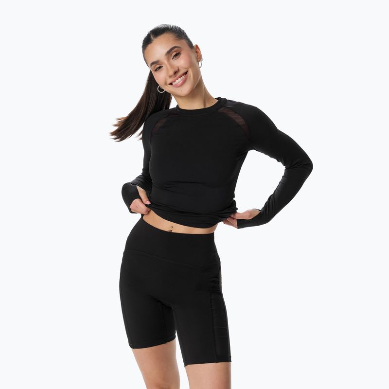 Damen Trainingsshorts Cardio Bunny Black biker 5