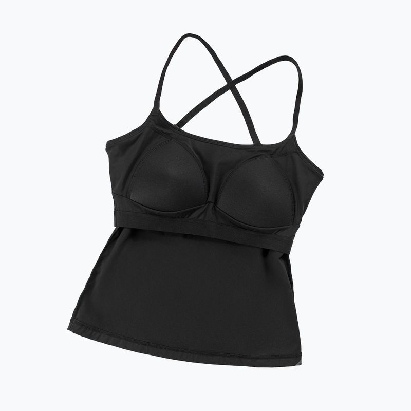 Damen-Trainingsshirt Cardio Bunny With Built-in Black bra 6