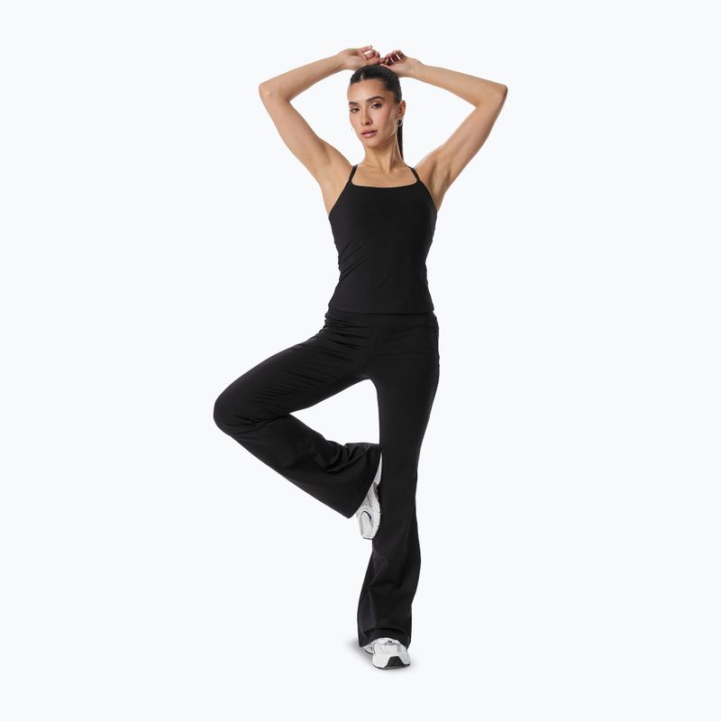 Damen-Trainingsleggings Cardio Bunny Flare black 2