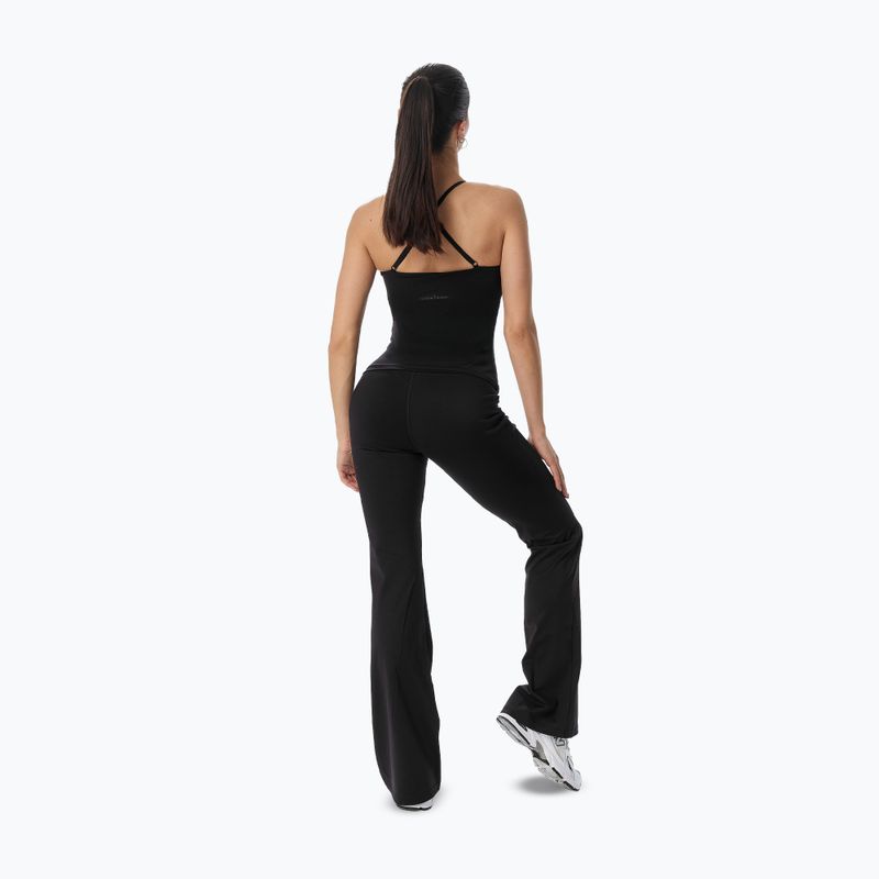 Damen-Trainingsleggings Cardio Bunny Flare black 3