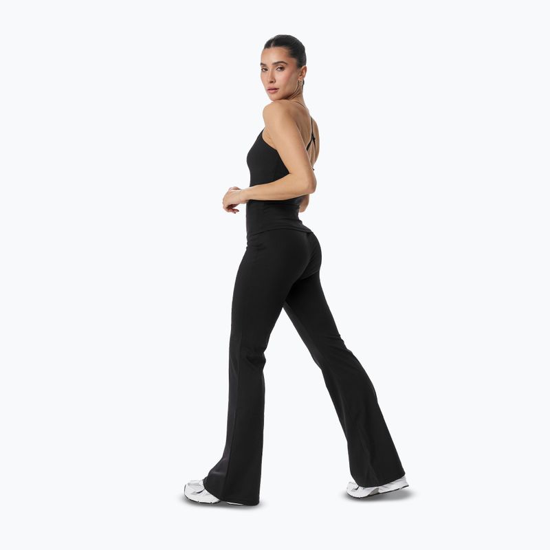 Damen-Trainingsleggings Cardio Bunny Flare black 4