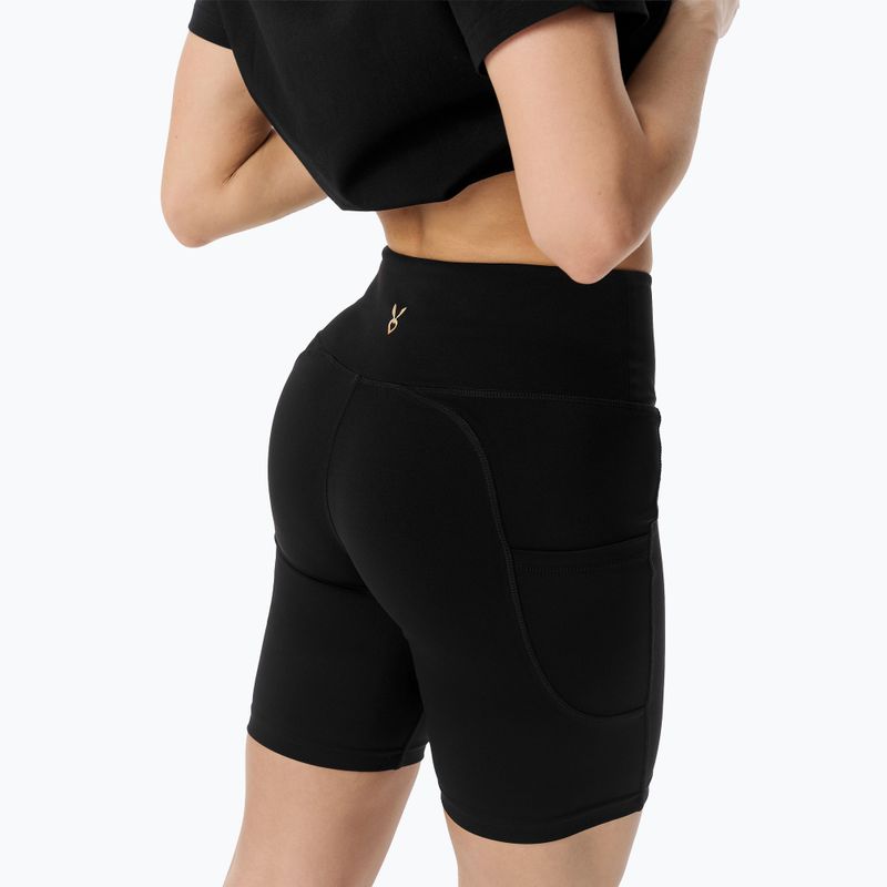 Damen Trainingsshorts Cardio Bunny Black biker 4