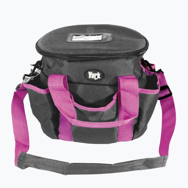 York Reitsportzubehör Tasche abschließbar grau flieder 280108 7