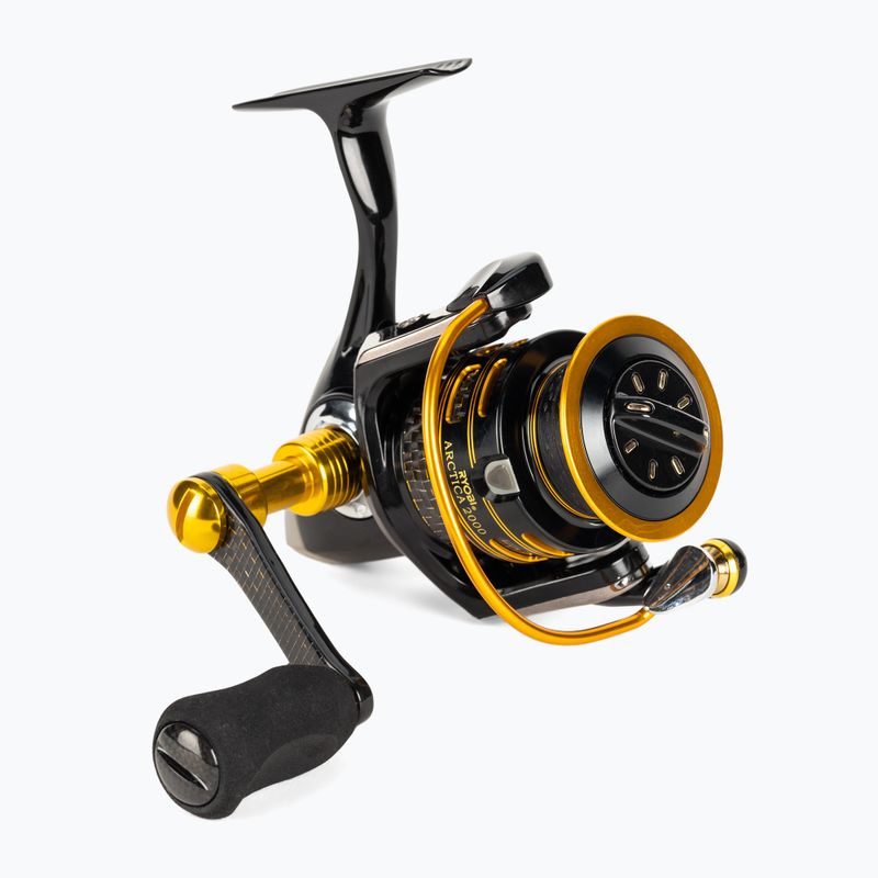 Ryobi Arctica schwarz-goldene Spinnrolle CHW-ARF-2000
