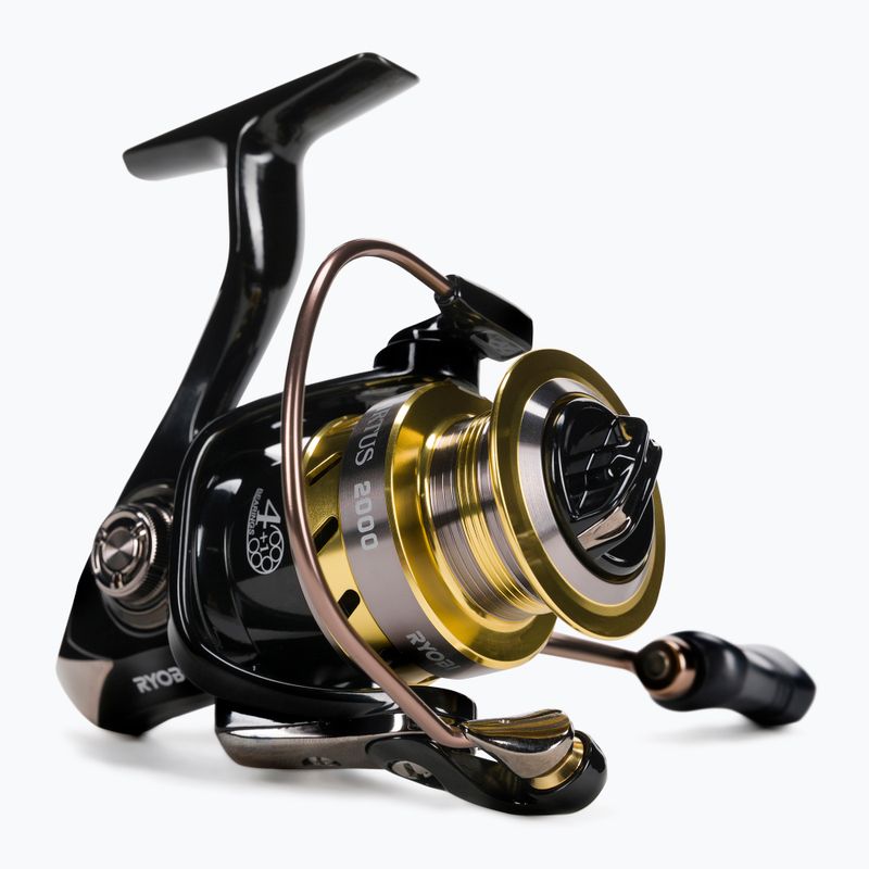 Ryobi Virtus schwarz-goldene Spinnrolle CHW-VIR-1000