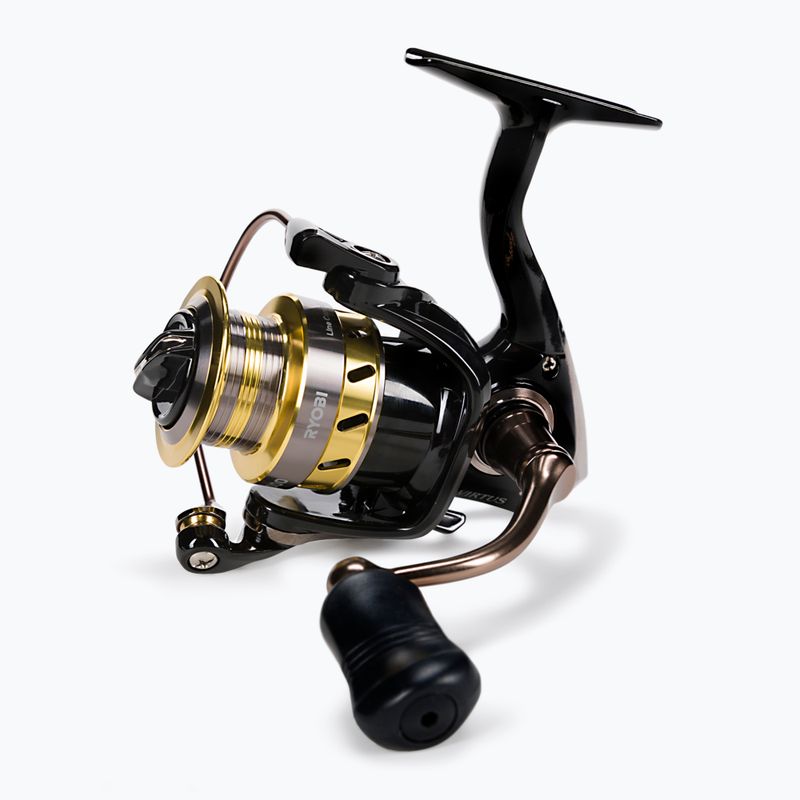 Ryobi Virtus schwarz-goldene Spinnrolle CHW-VIR-1000 3