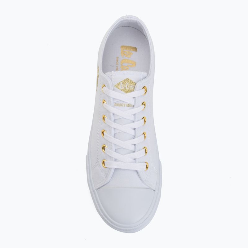 Damen-Sneaker Lee Cooper LCW-26-02-4056LA white/gold 5