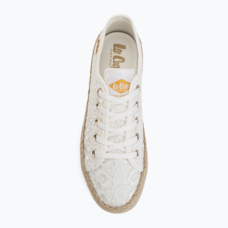 Damen Espadrilles Lee Cooper LCW-26-31-4326LA white 5