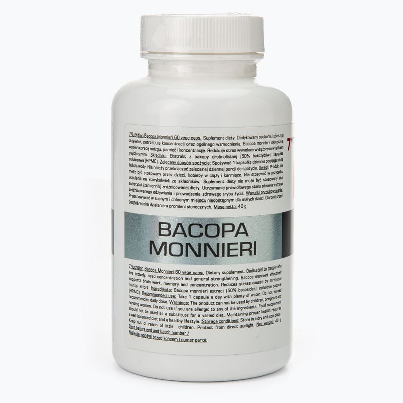 Bacopa Monnieri 7Nutrition 550mg Gedächtnis und Konzentration 60 Kapseln 7Nu000426 2