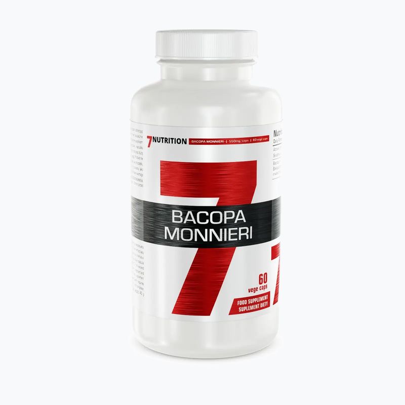 Bacopa Monnieri 7Nutrition 550mg Gedächtnis und Konzentration 60 Kapseln 7Nu000426