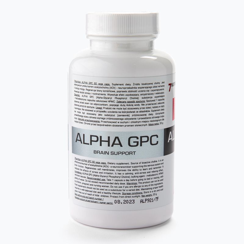 Alpha GPC 7Nutrition Gedächtnis und Konzentration 60 Kapseln 7Nu000436 2