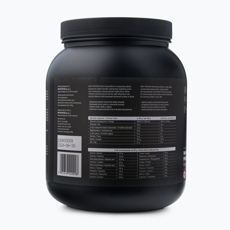 Molkenprotein Rohkost Ernährung 900g Vanille WPC-59016 3