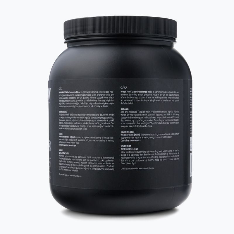 Molkenprotein-Rohkost 900g Mango WPC-59016 2