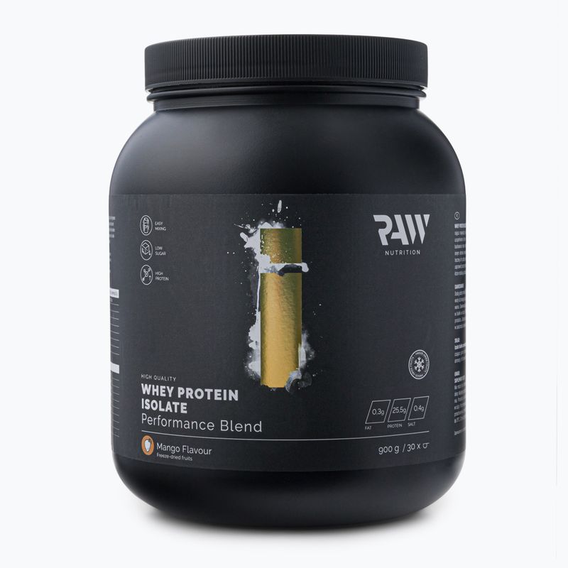 Molkenprotein-Isolat Raw Nutrition 900g Mango WPI-59017
