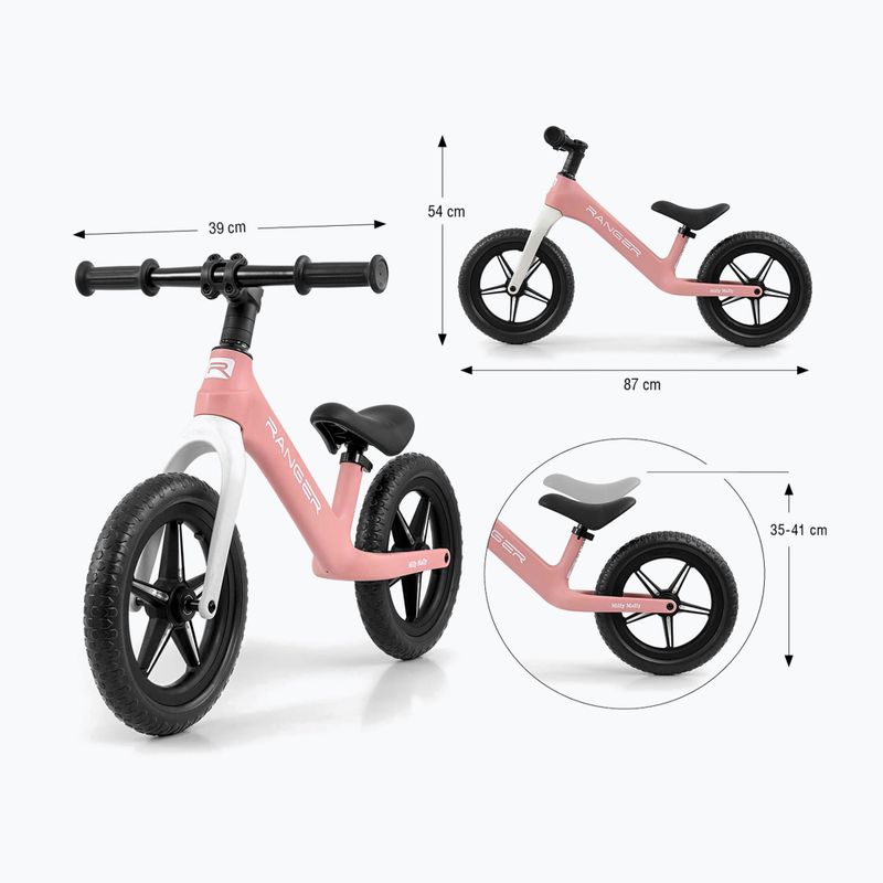 Laufrad Milly Mally Ranger Flash pink 10