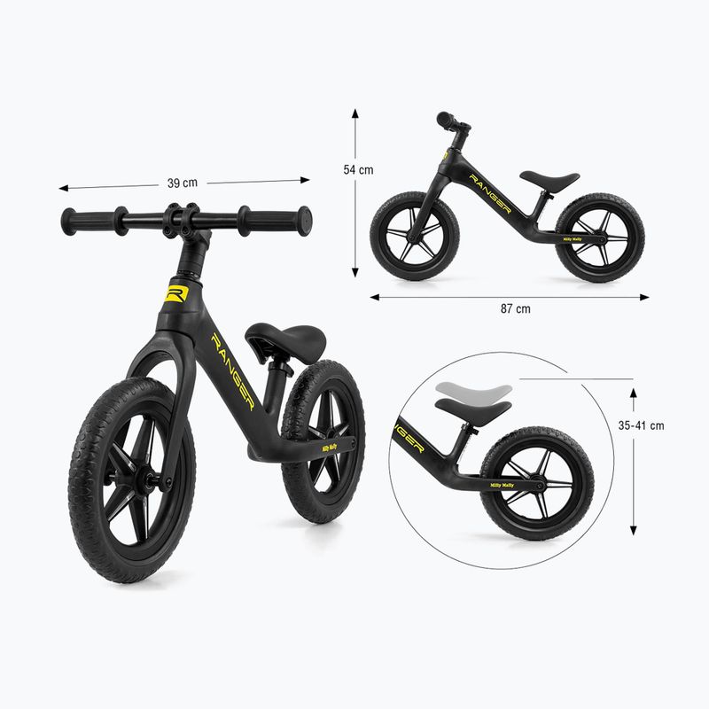 Laufrad Milly Mally Ranger Flash black 9