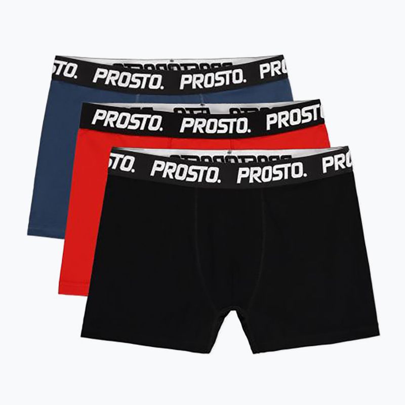 Herren PROSTO Boxershorts 3er-Pack multicolour