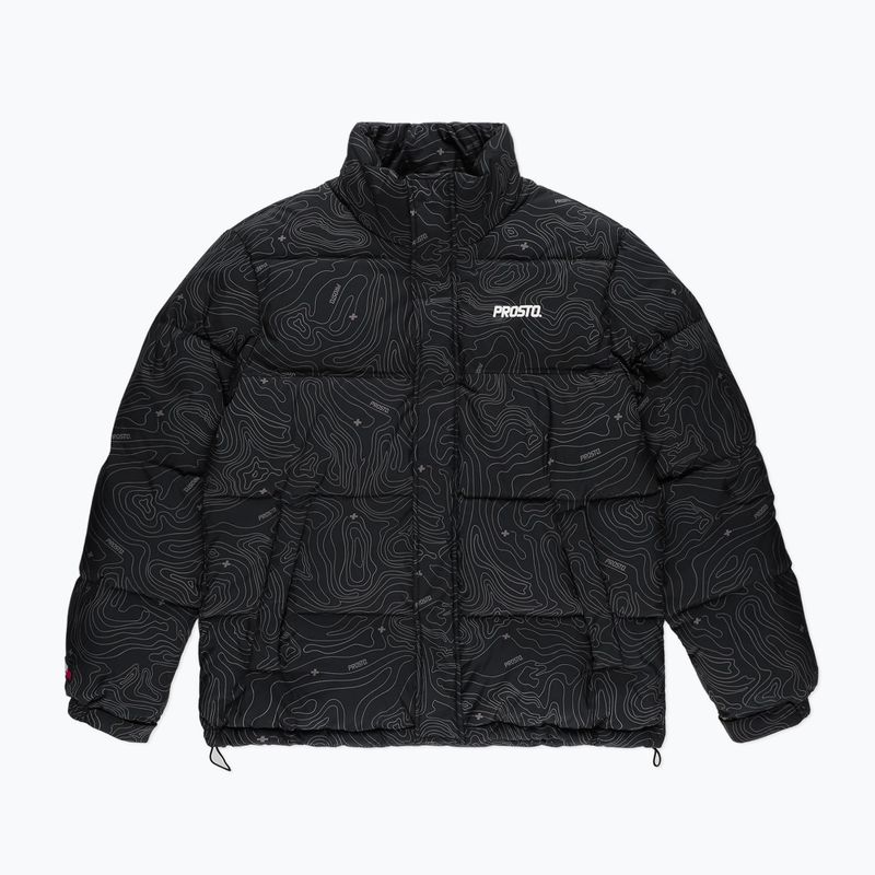 Daunenjacke Herren PROSTO Puff Pattern schwarz KL222MOUT152