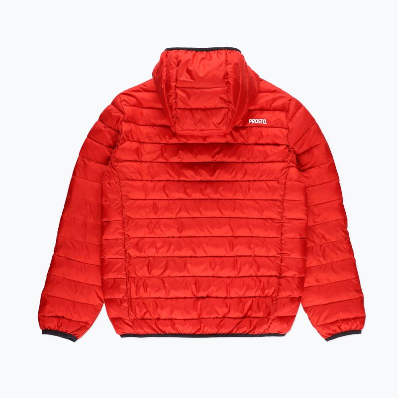 Herren PROSTO Ultralight Winterjacke rot 2