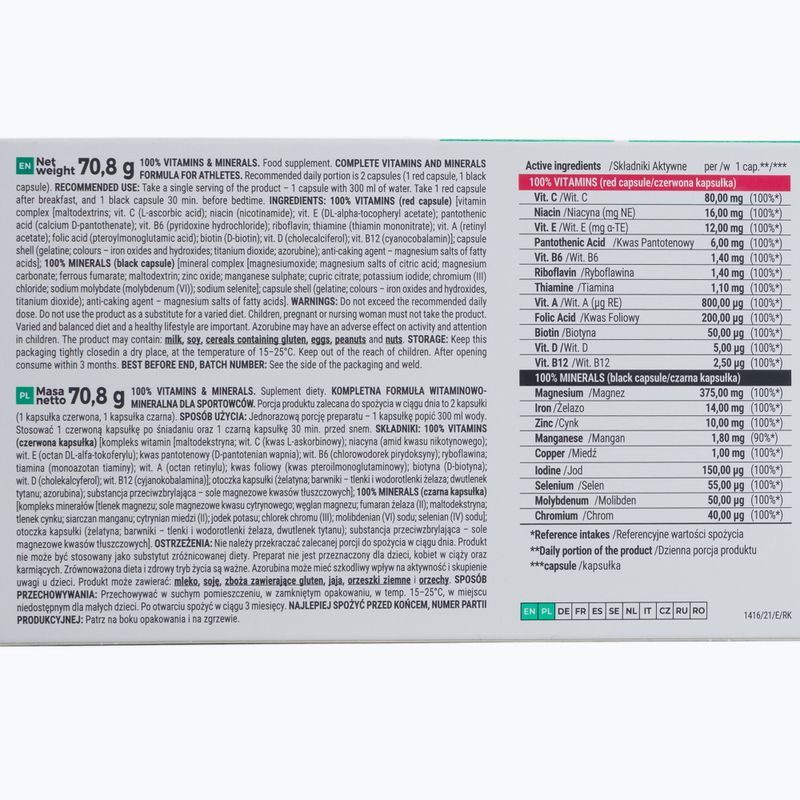 100% Vitamine & Mineralien Trec Vitamin- und Mineralienkomplex 60 Kapseln TRE/611 2