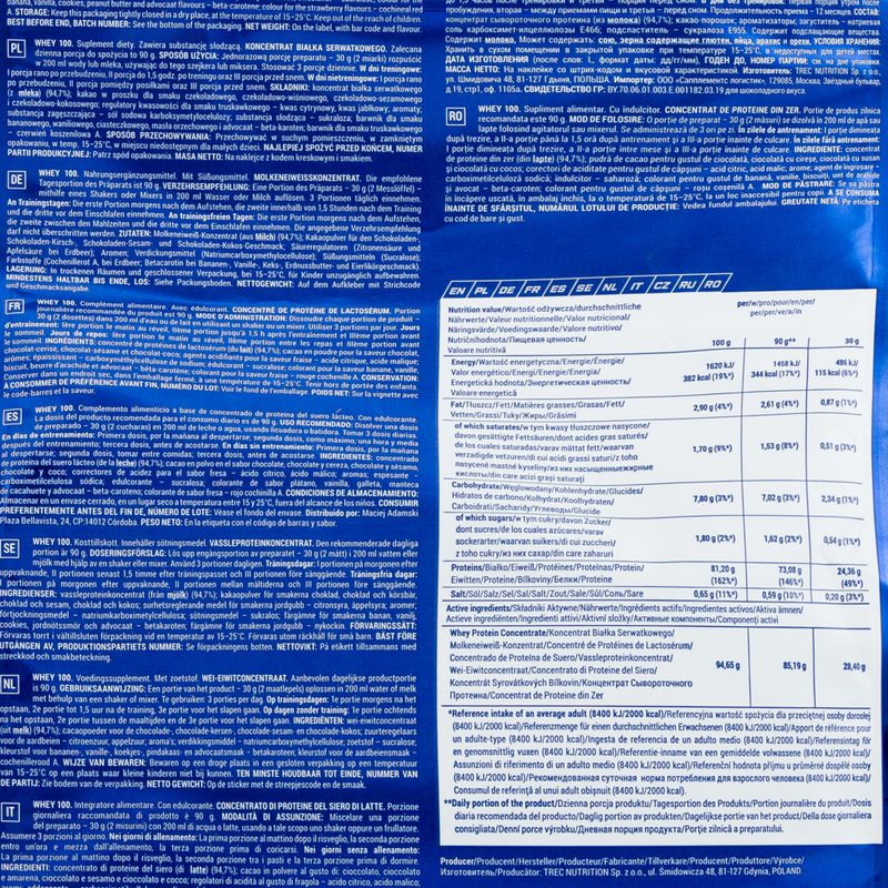 Molke 100 Trec Schokolade-Sesam TRE/579#SEZCZ 2
