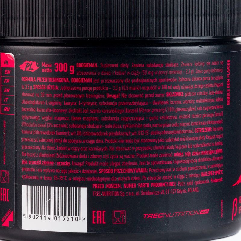 Trec Boogieman Pre-Workout 300g Kaugummi TRE/622#GUMZU 2