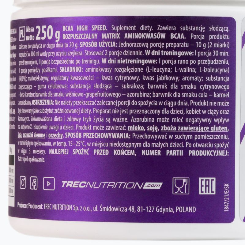 BCAA High Speed Trec Aminosäuren 250g Kaktus TRE/833#KAKTU 2