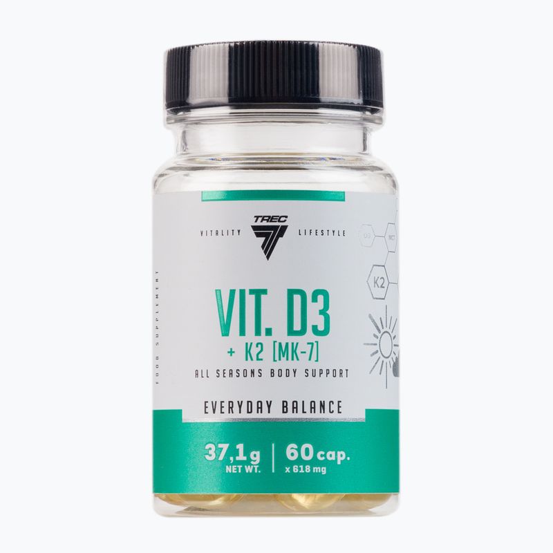 Vitamin D3 K2 (MK-7) Trec Vitamin Komplex 60 Kapseln TRE/539