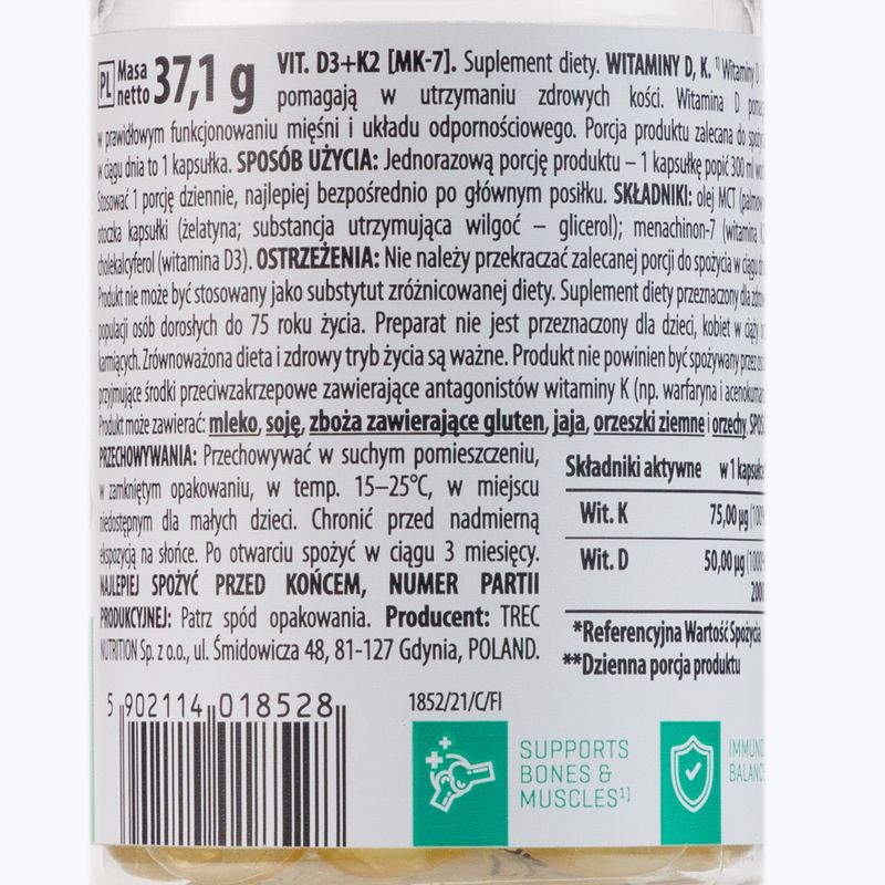 Vitamin D3 K2 (MK-7) Trec Vitamin Komplex 60 Kapseln TRE/539 2