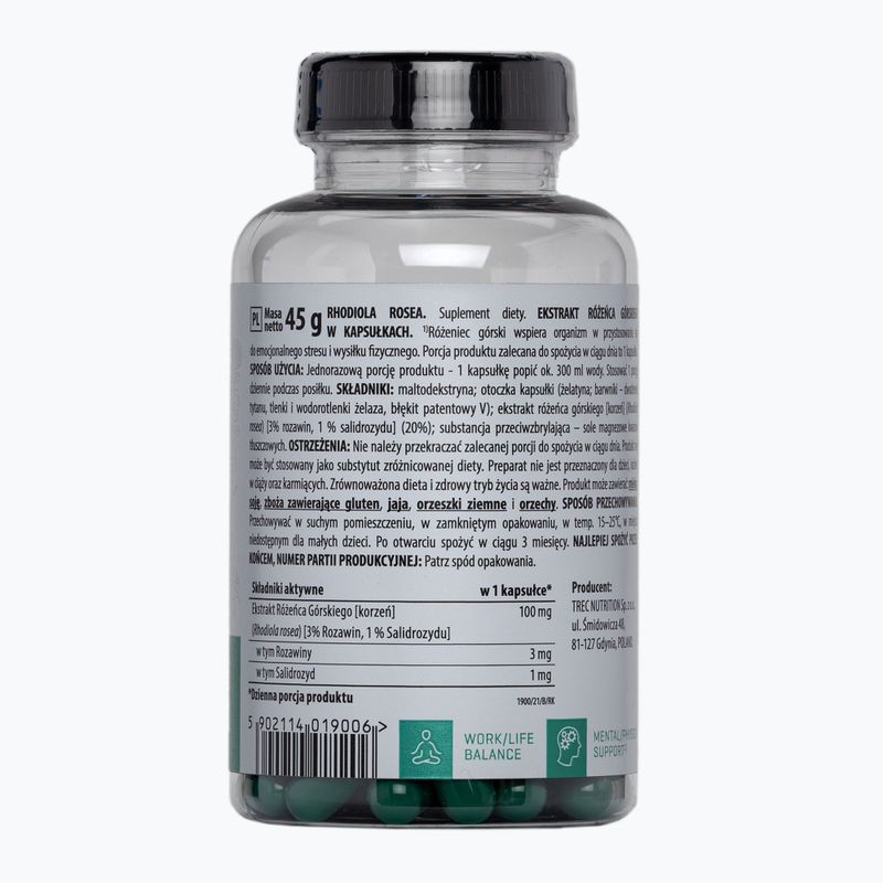 Vitalität Rhodiola Rosea Trec Rhodiola rosea 90 Kapseln TRE/884 2