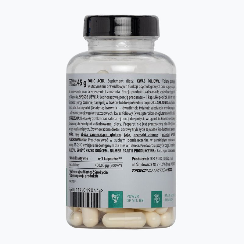 Vitalität Folsäure Trec Folsäure 90 Kapseln VR-089-60-XX 2