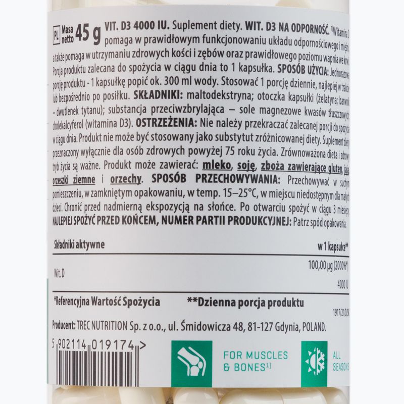 Vitamin D3 4000 IU Trec 90 Kapseln TRE/906 2