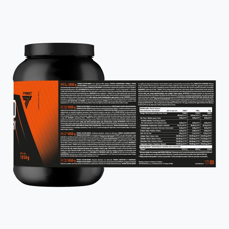 Endu Vitargo Trec Kohlenhydrate 1050 g orange 2