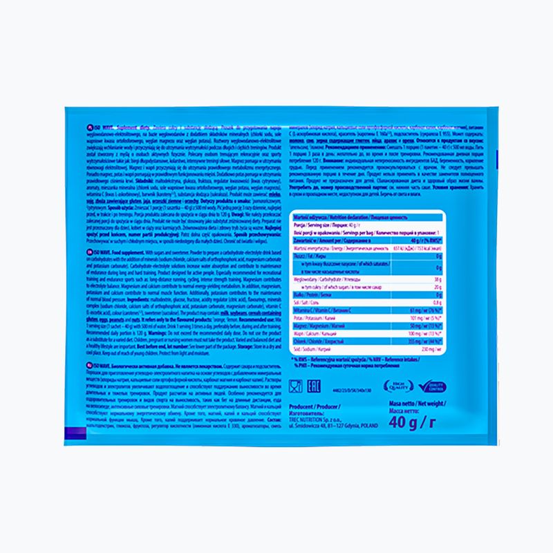 Isotonisches Getränkepulver 6PAK Iso Wave 40 g Zitrone 2