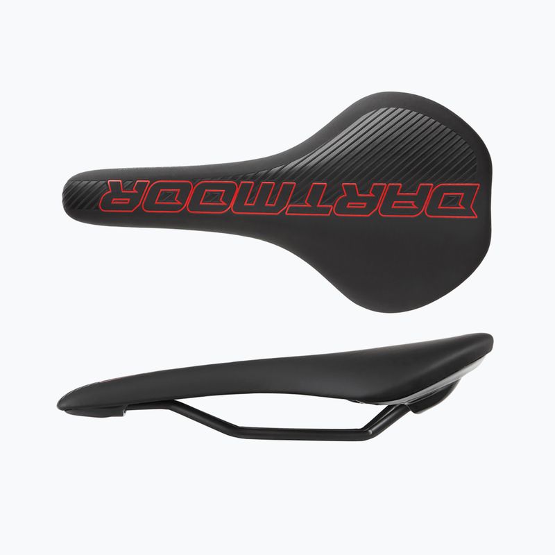 DARTMOOR Arrow schwarz-roter Fahrradsattel DART-A2578 6