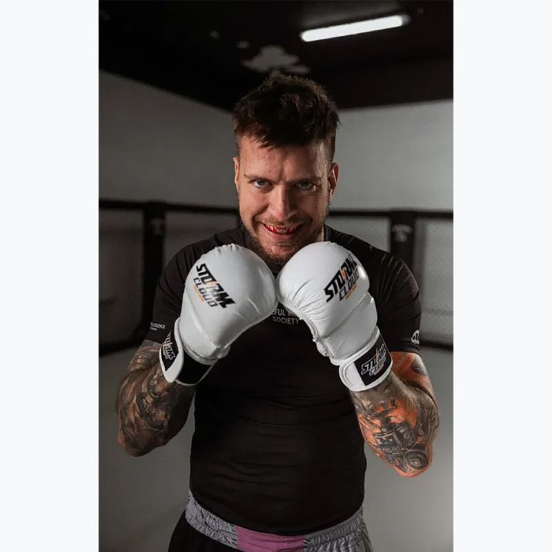 Grappling-Handschuhe StormCloud Hurricane white/black 5