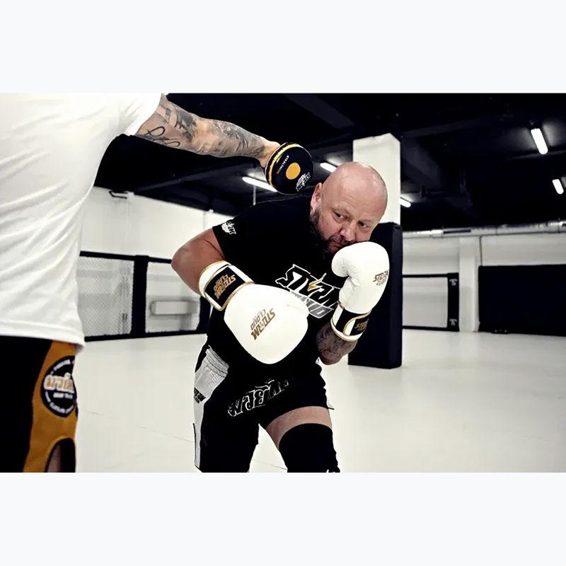 Boxhandschuhe StormCloud Boxing Pro white/gold 9