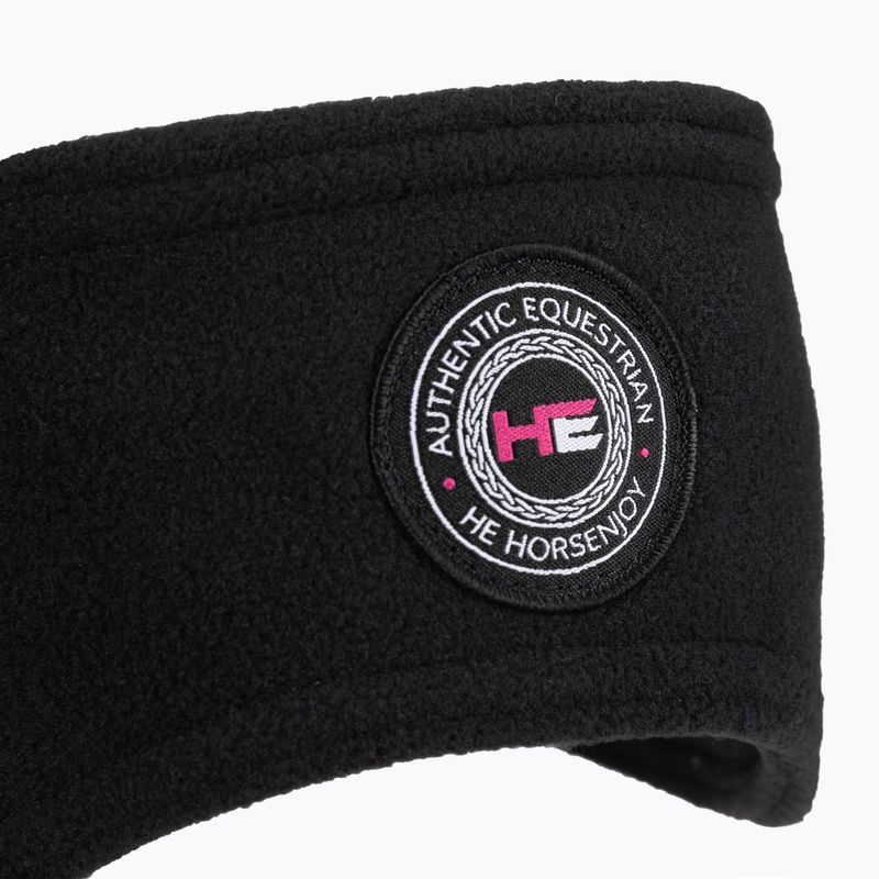 Damen-Fleece-Stirnband Horsenjoy Isabel schwarz 2060101 3