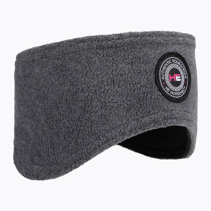 Damen-Fleece-Stirnband Horsenjoy Isabel grau 2060102