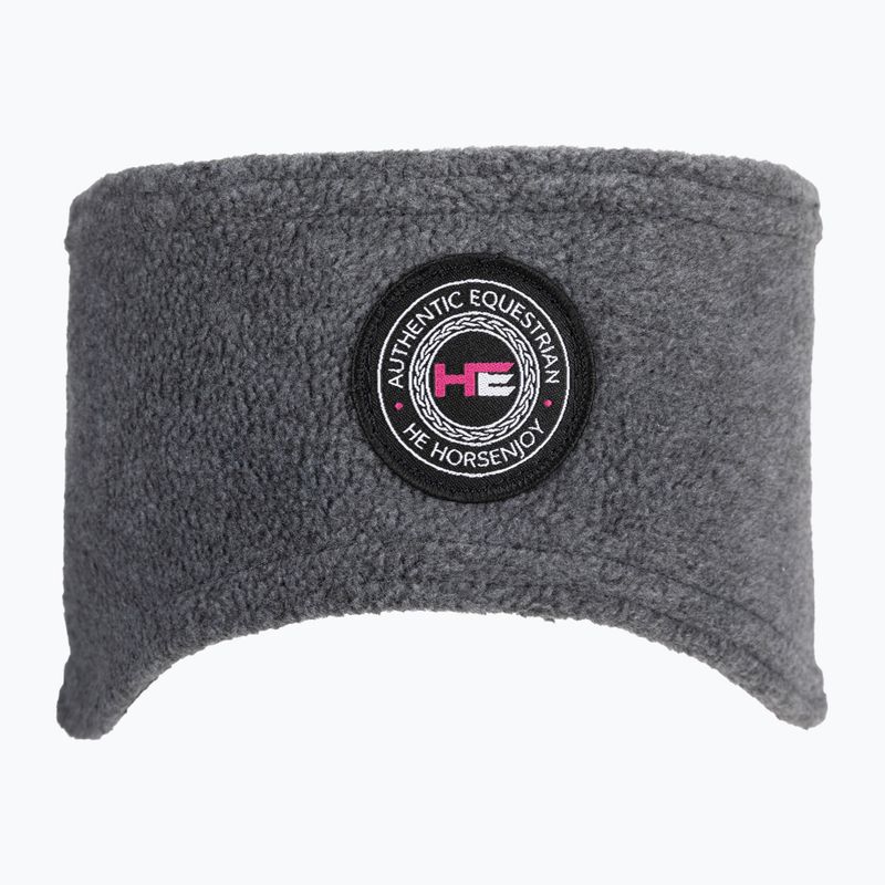 Damen-Fleece-Stirnband Horsenjoy Isabel grau 2060102 2