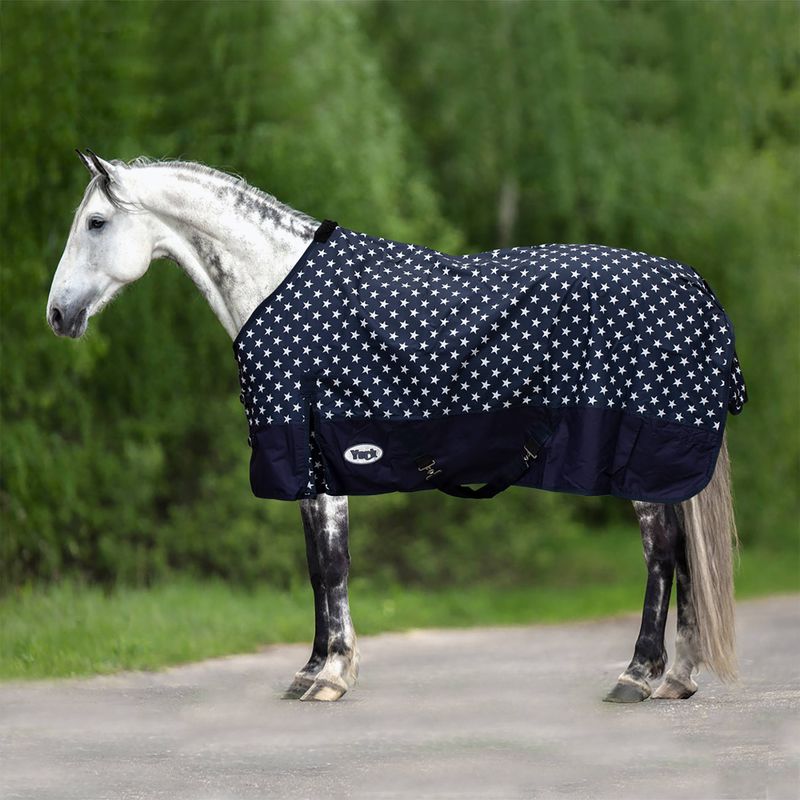 York Navy Star Fleece-Paddockjacke für Pferde 158331125 2