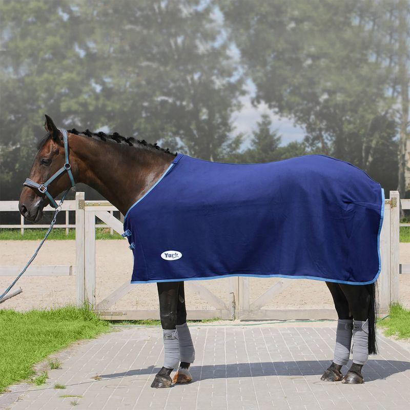 York Ekona Fleece Pferdedecke blau 150939125 2